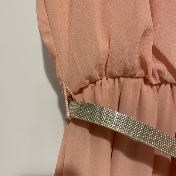 BCX Dress. Size M. Peach colored. Optional gold belt. - Picture 2 of 8